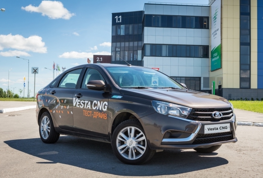 LADA Vesta CNG - серийное производство битопливной версии